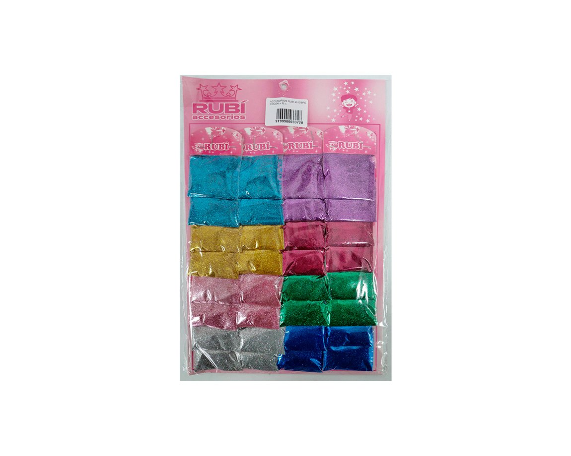 ACCESORIOS RUBI 45 GIBRE COLOR x 32 u.