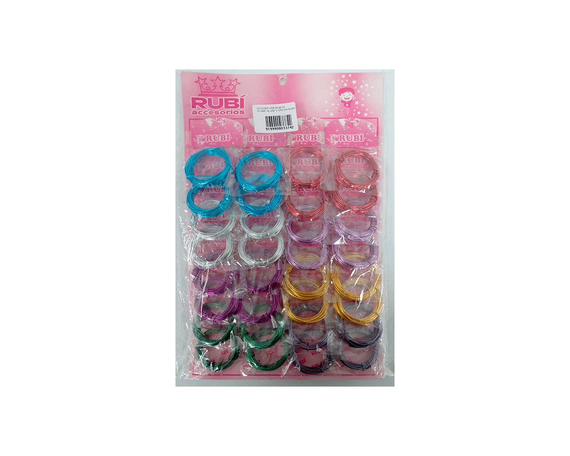 ACCESORIOS RUBI 57 ALAMBRE x32 U COLOR SURT.