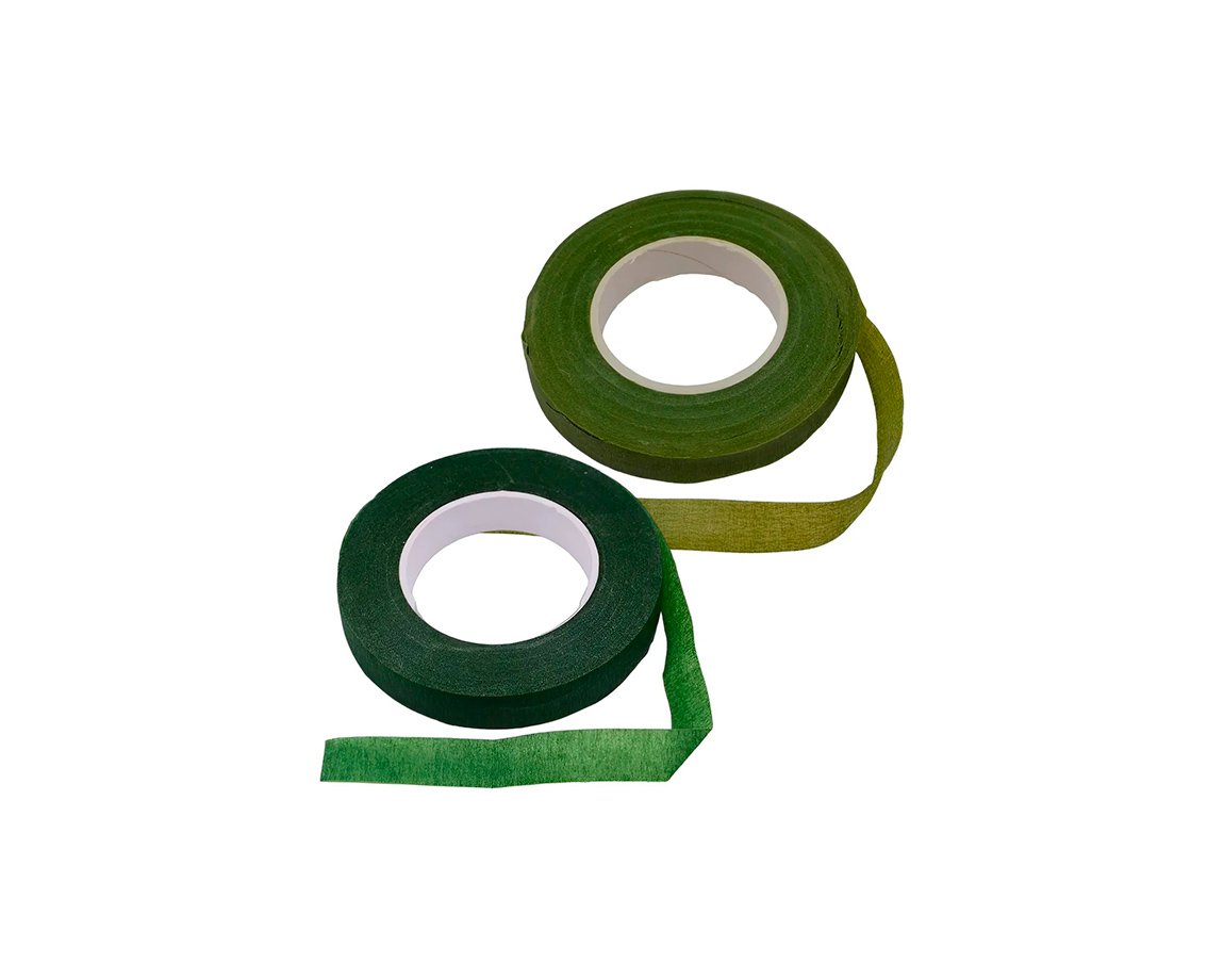 CINTA CBX ENGOMADA P/TALLOS VERDE (floral tape) x 2 UNID.