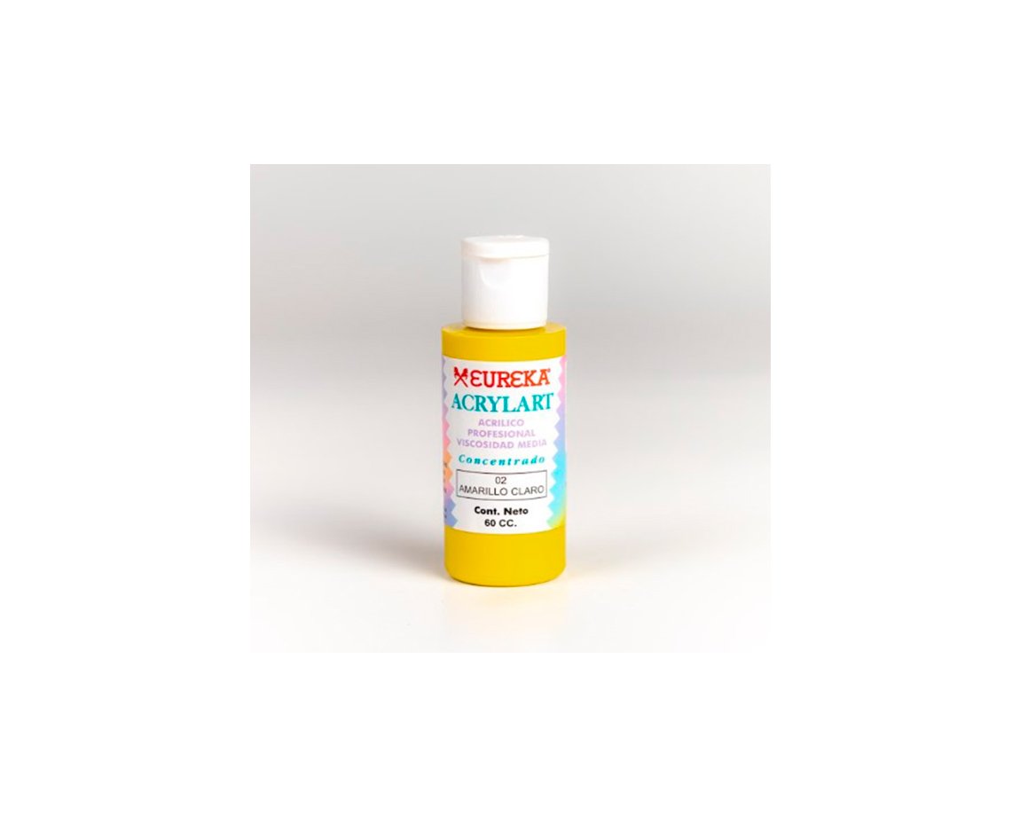 ACRILICO ACRYLART   60 CC 02 AMARILLO CLARO