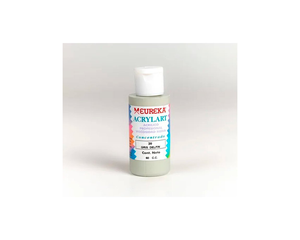 ACRILICO ACRYLART   60 CC 20 GRIS DELFIN
