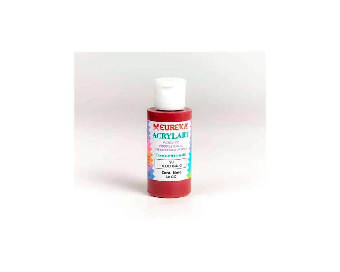 ACRILICO ACRYLART   60 CC 28 ROJO INDIO