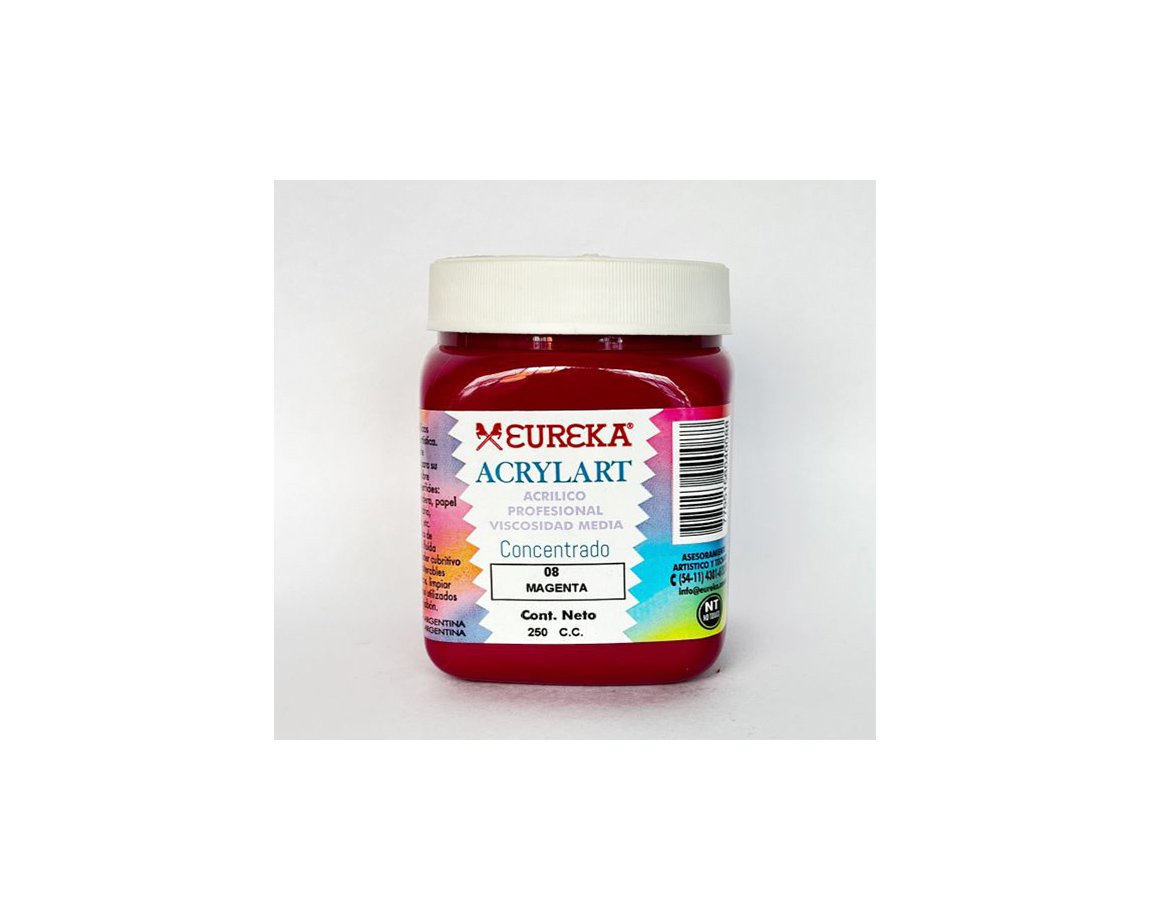 ACRILICO ACRYLART 250 CC 08 MAGENTA