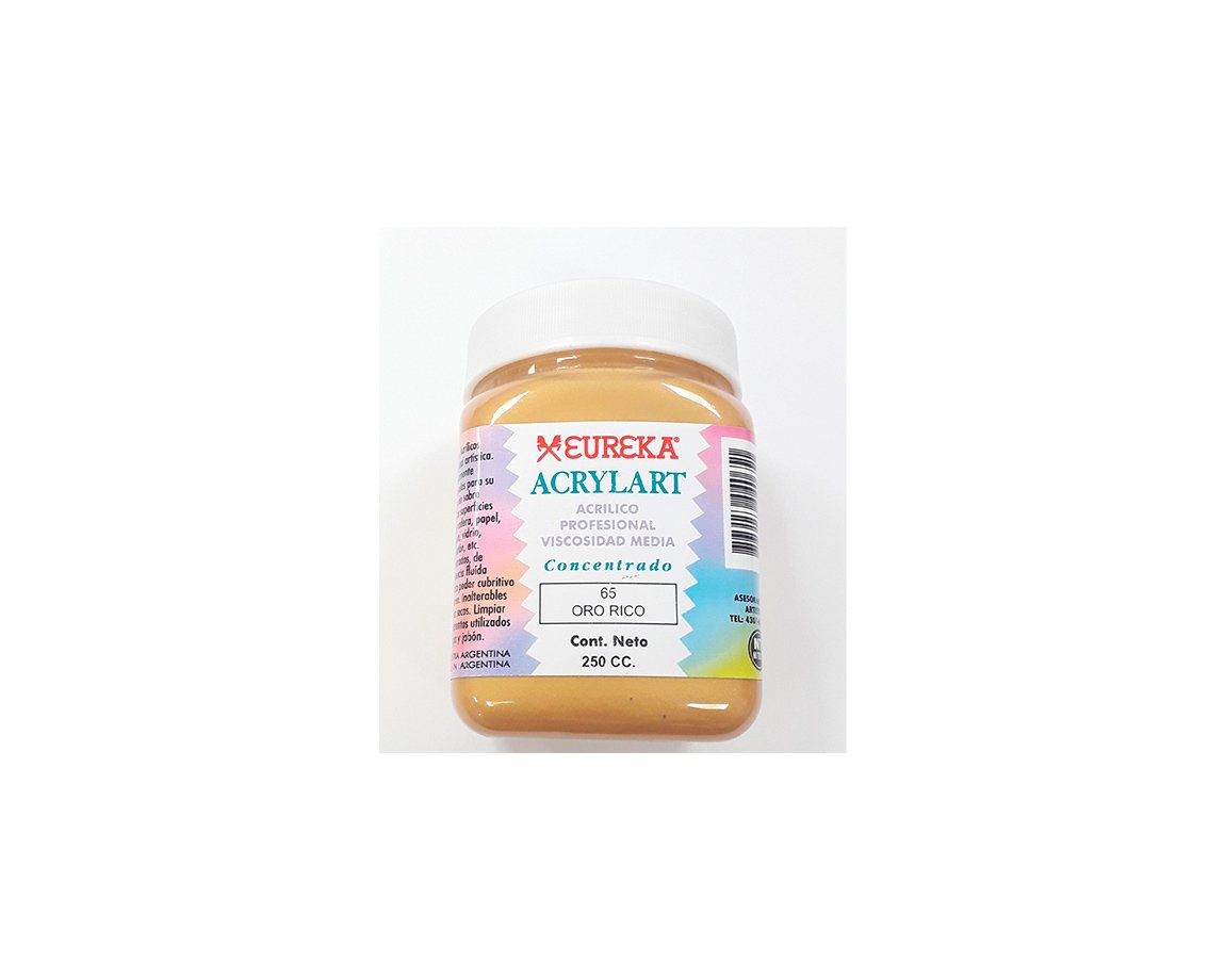 ACRILICO ACRYLART 250 CC 65 ORO RICO