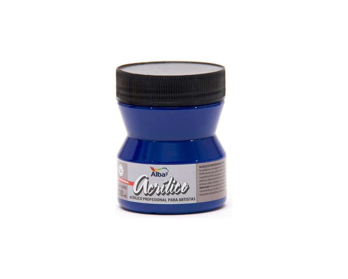 ACRILICO ALBA 200 ml G.1 845 AZUL ULTRAMAR