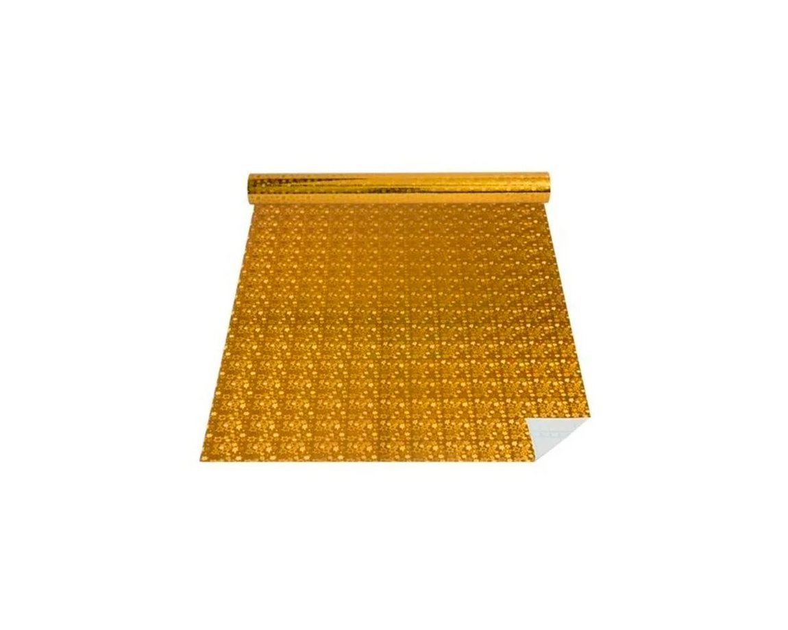 AUTOADHESIVO ROLLO LAMA 4068 HOLOG x10M ORO