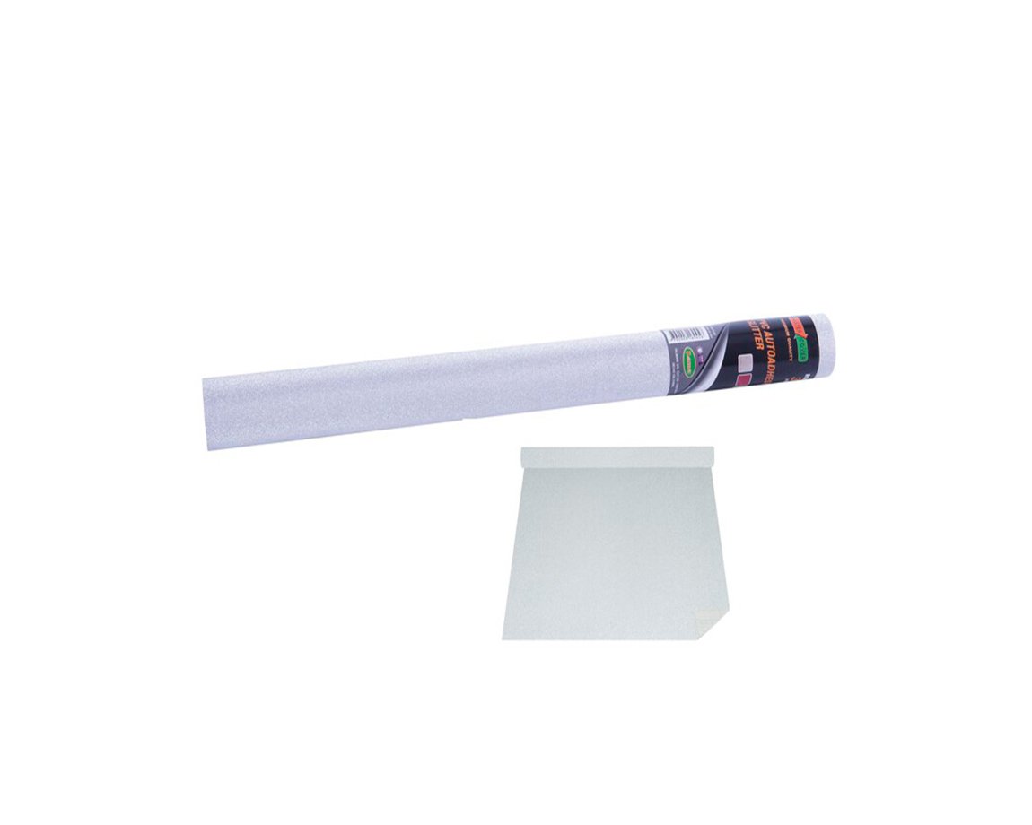 AUTOADHESIVO ROLLO LAMA 504 GLITTER x3M PLATA