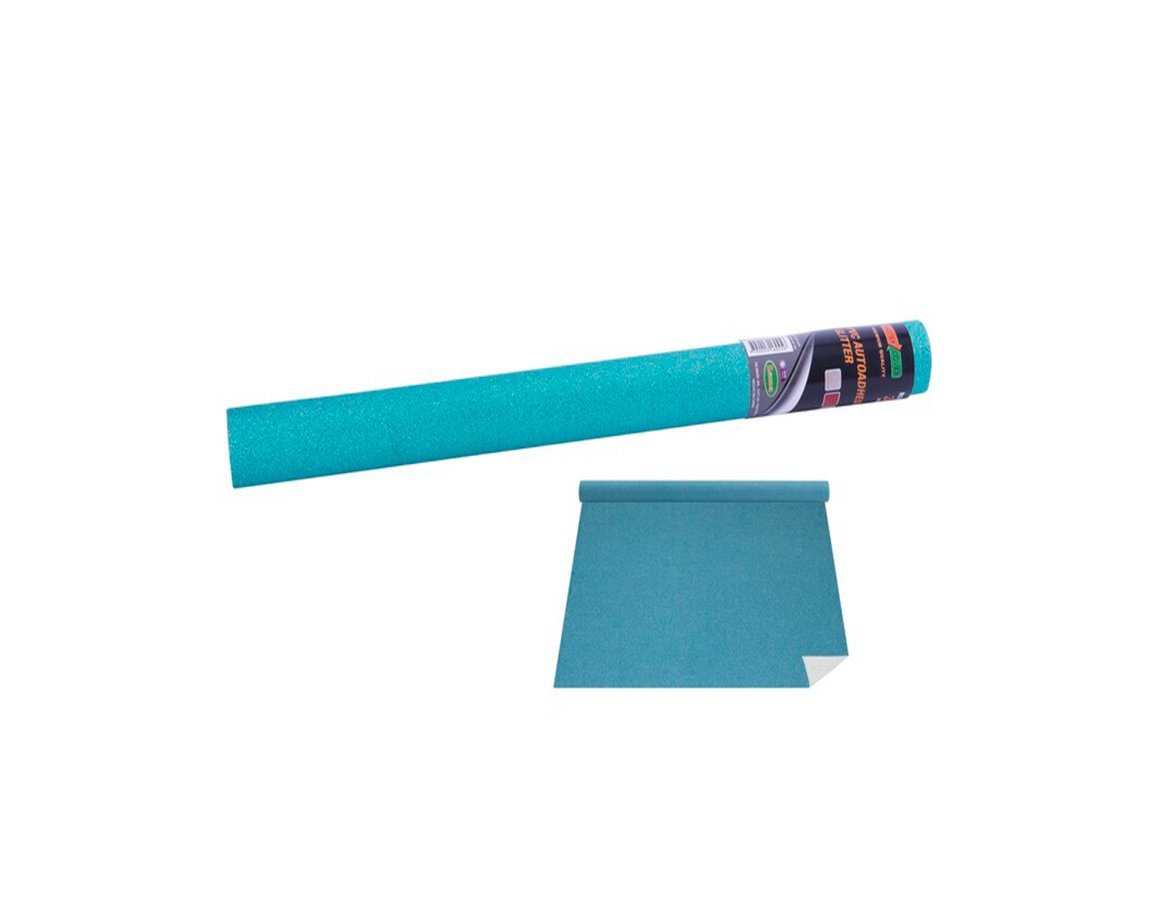 AUTOADHESIVO ROLLO LAMA 503 GLITTER x3M TURQUESA