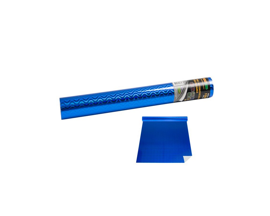 AUTOADHESIVO ROLLO LAMA 4018 HOLOG x10M AZUL