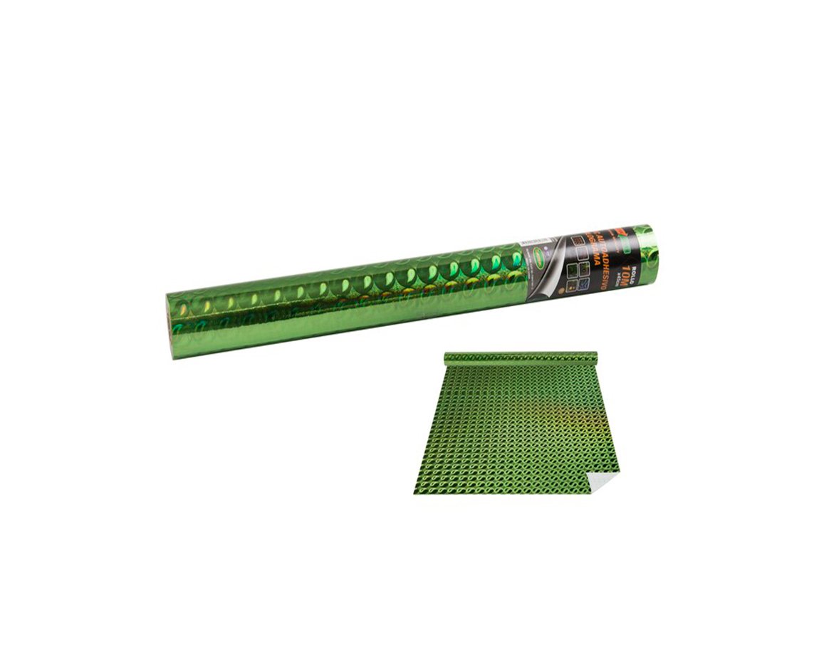AUTOADHESIVO ROLLO LAMA 4022 HOLOG x10M VERDE
