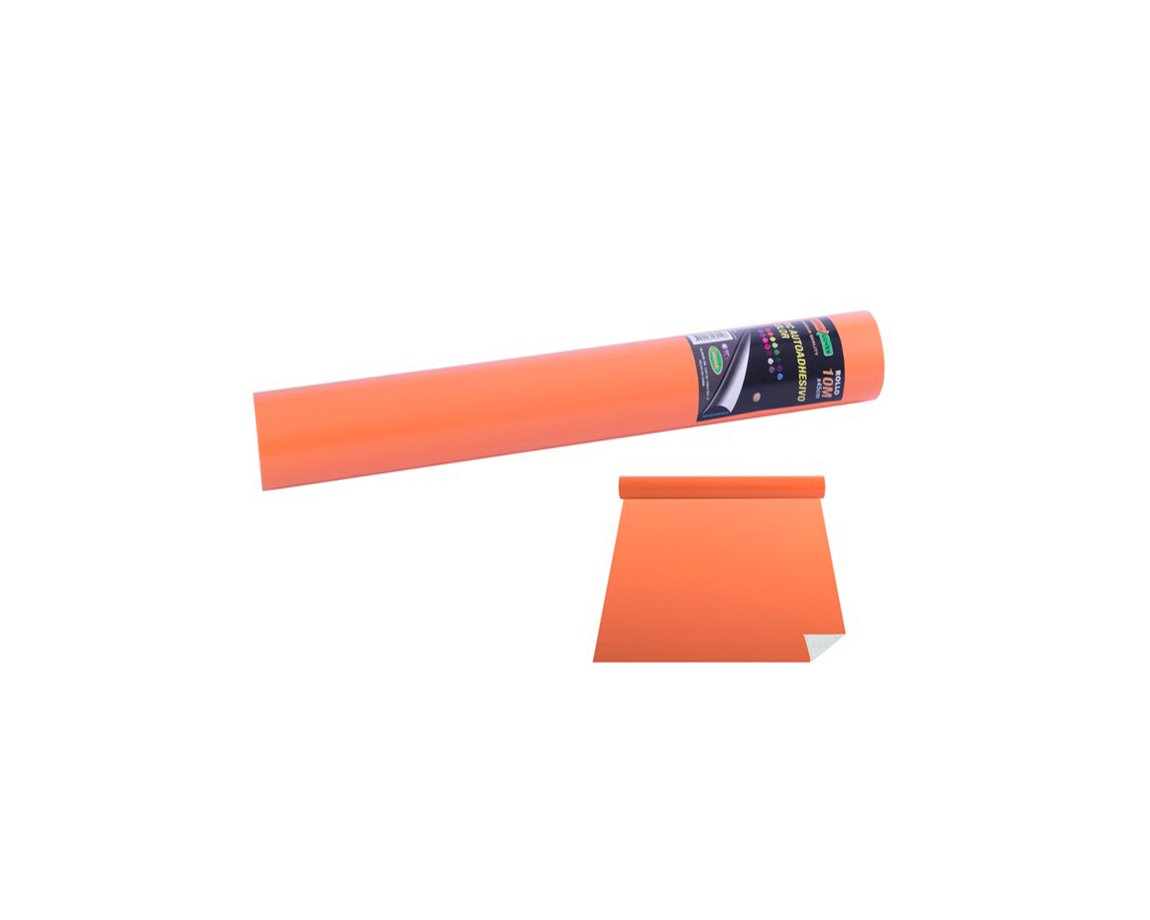 AUTOADHESIVO ROLLO LAMA 7012 NARANJA x10M
