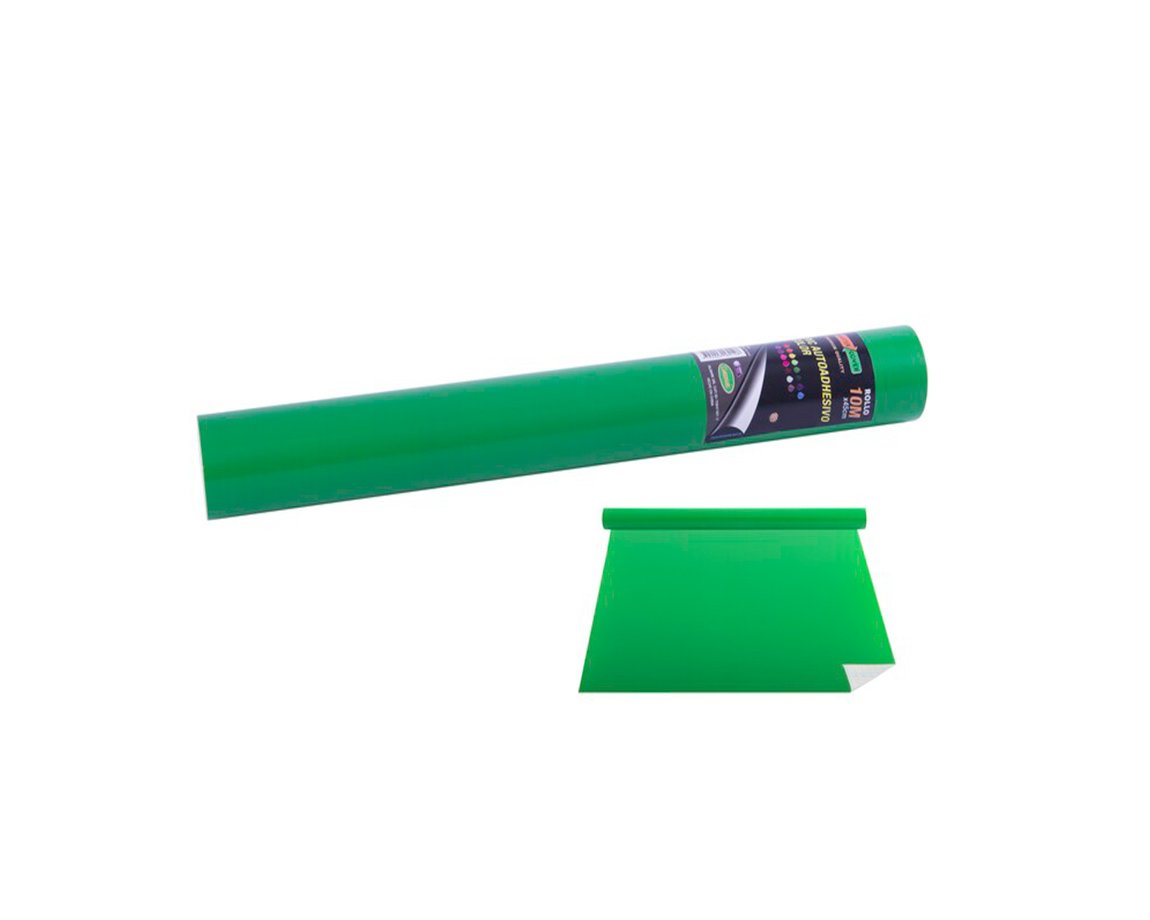 AUTOADHESIVO ROLLO LAMA 7018 VERDE MEDIO x10M