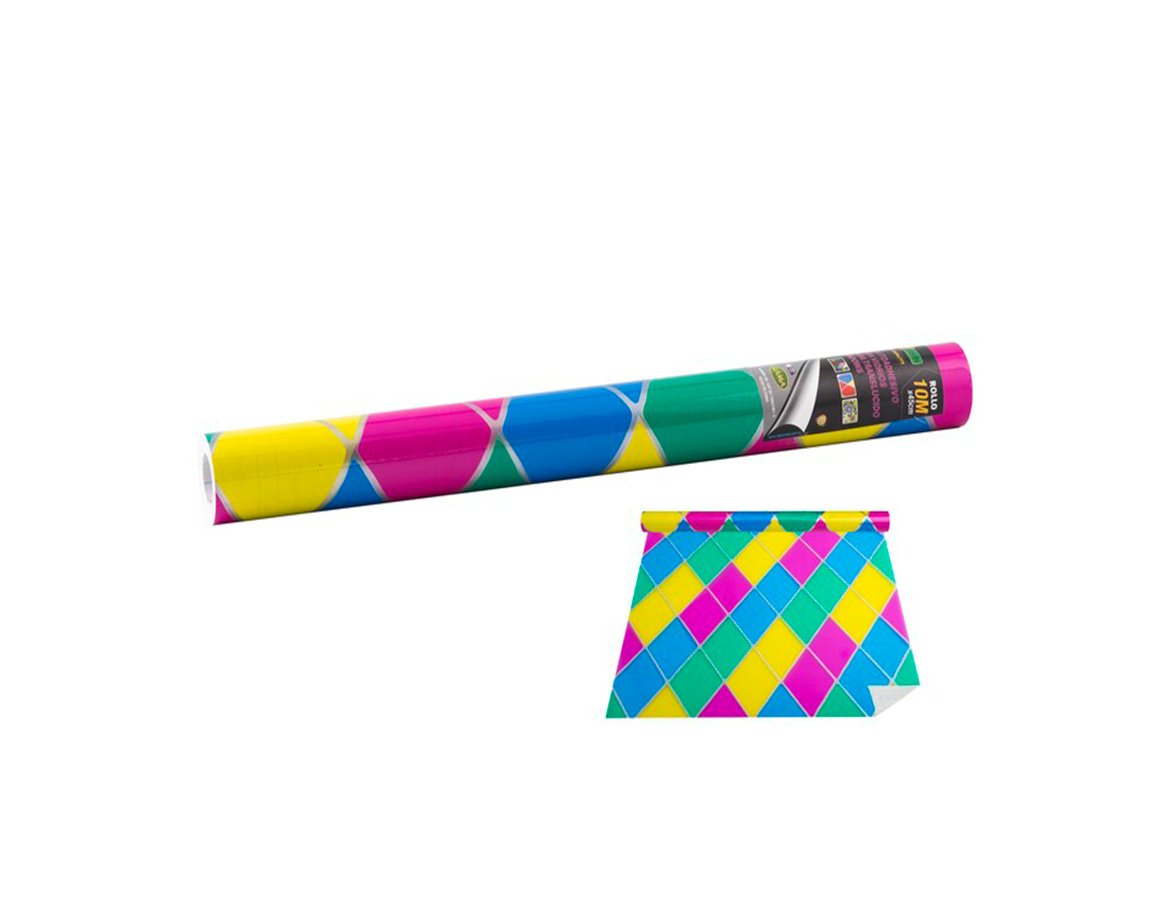 AUTOADHESIVO ROLLO LAMA 9960 x10M VIDRIO ROMBO