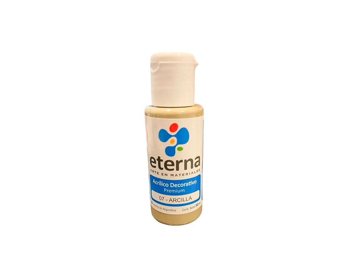 ACRILICO ETERNA DECO x  50 ML   07 ARCILLA