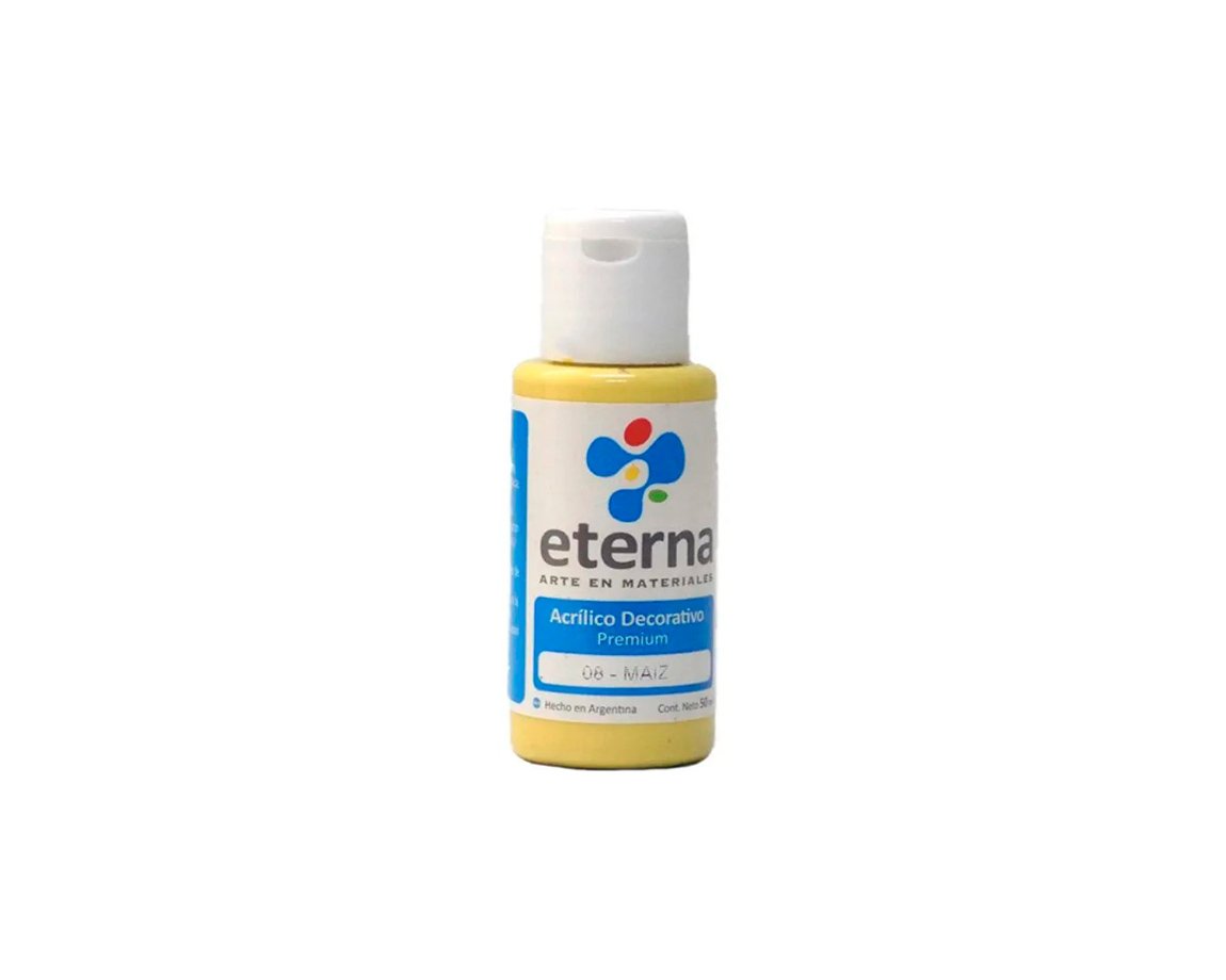 ACRILICO ETERNA DECO x  50 ML   08 MAIZ