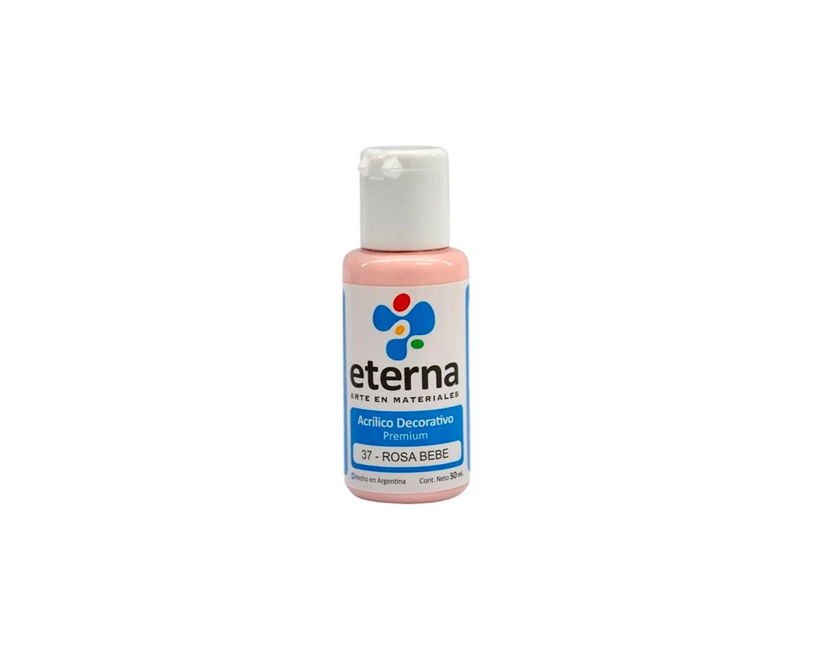 ACRILICO ETERNA DECO x  50 ML   37 ROSA BEBE