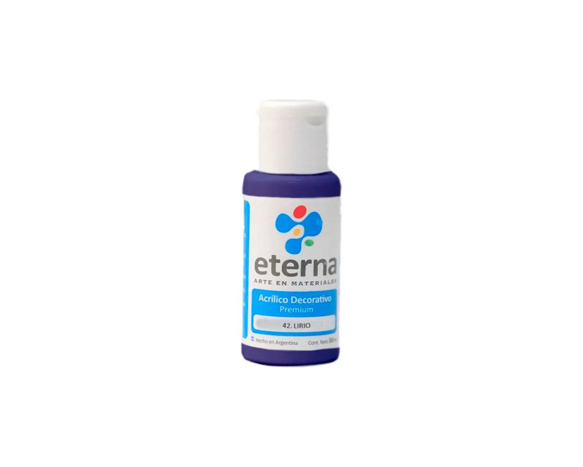 ACRILICO ETERNA DECO x  50 ML   42 LIRIO