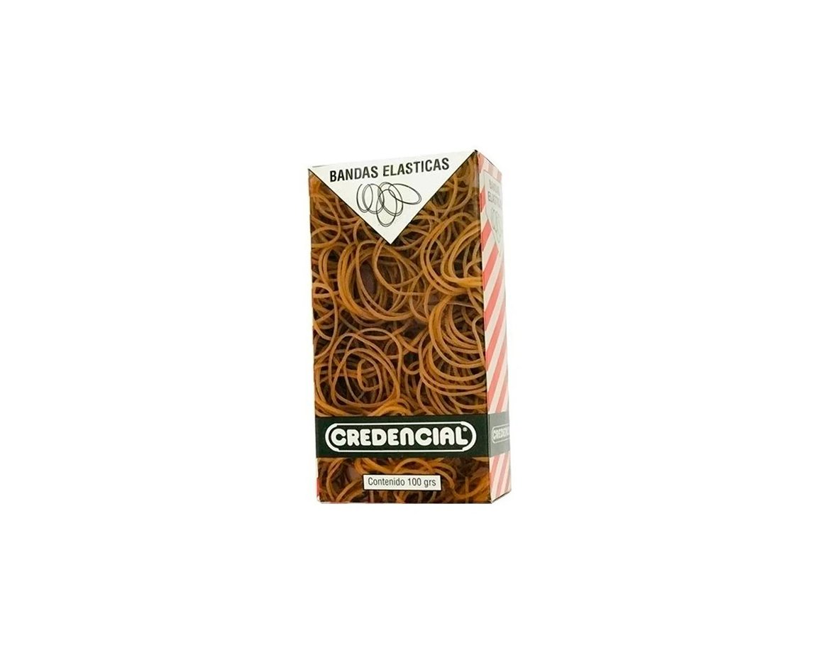 BANDA ELASTICA CREDENCIAL x 100 GRS LATEX CAJA