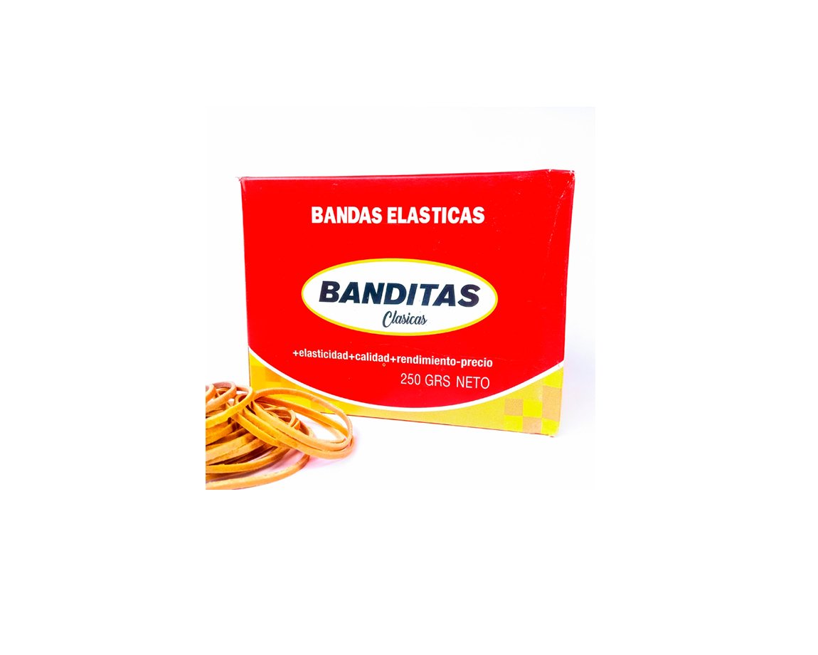 BANDA ELASTICA BANDITAS x 250 GRS CAJA DIAM 40