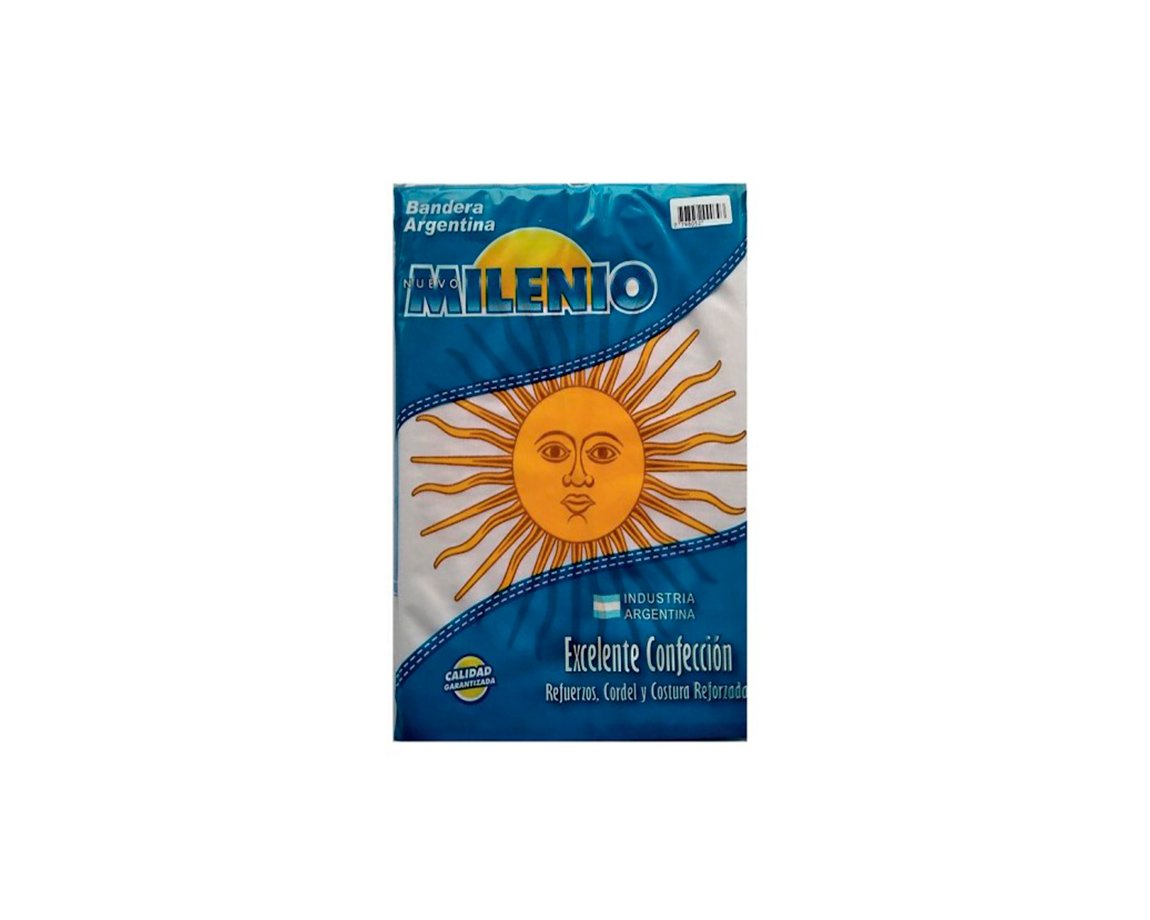 BANDERA MILENIO 1112 TELA CON SOL  260x416