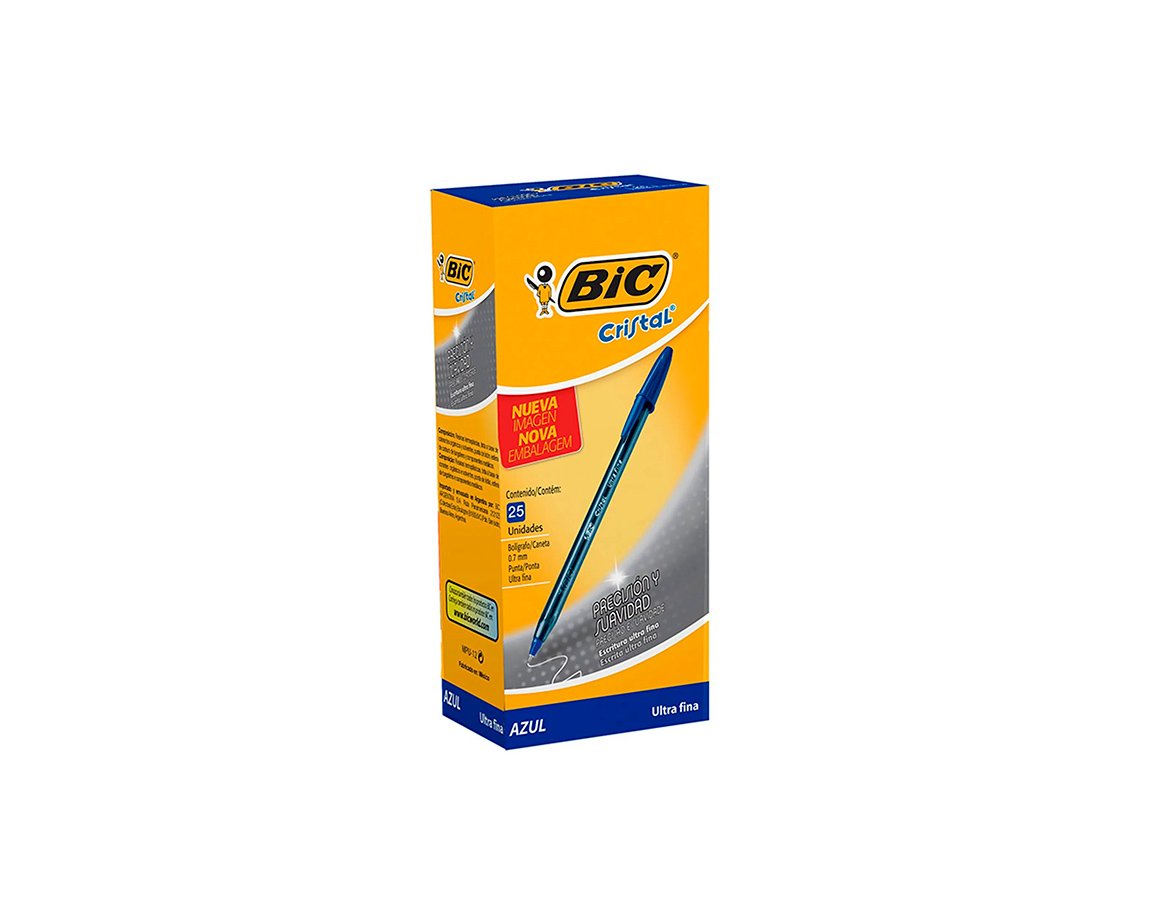 BOLIGRAFO BIC 0,7MM PRECISION Y SUAVIDAD AZUL