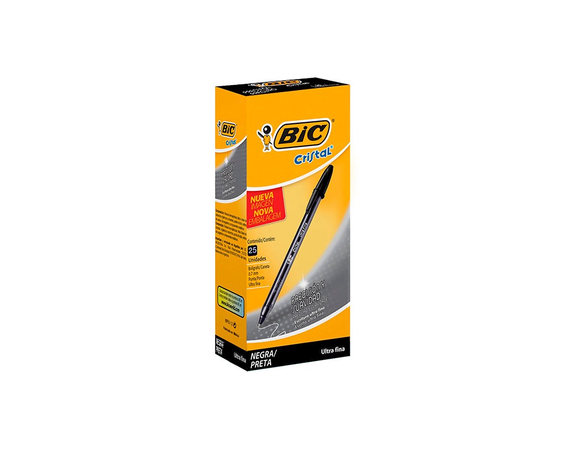 BOLIGRAFO BIC 0,7MM PRECISION Y SUAVIDAD NEGRO
