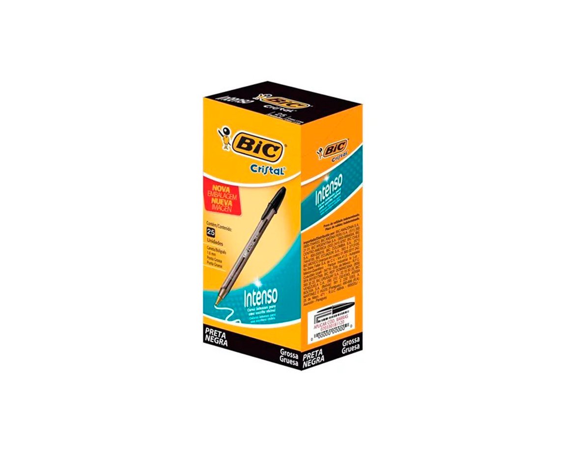 BOLIGRAFO BIC 1.6 MM INTENSO NEGRO (CRISTAL BOLD