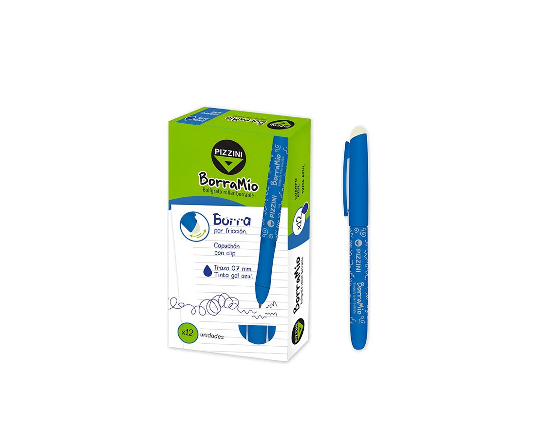 BOLIGRAFO PIZZINI BORRAMIO AZUL