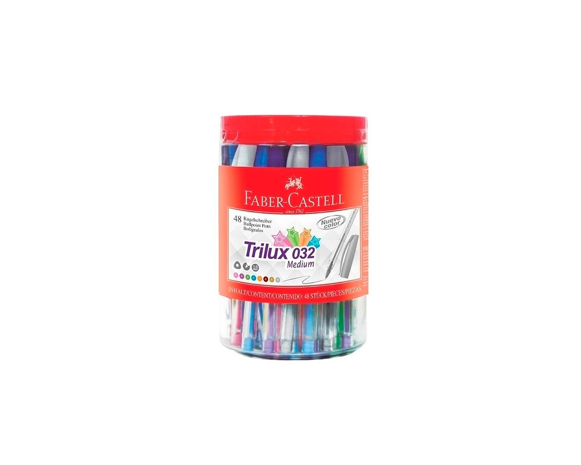 BOLIGRAFO FABER TRILUX 032 POTE x 48 U.