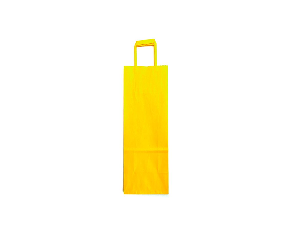 BOLSA GP KRAFT KP 12x10x38 BOTELLA AMARILLO