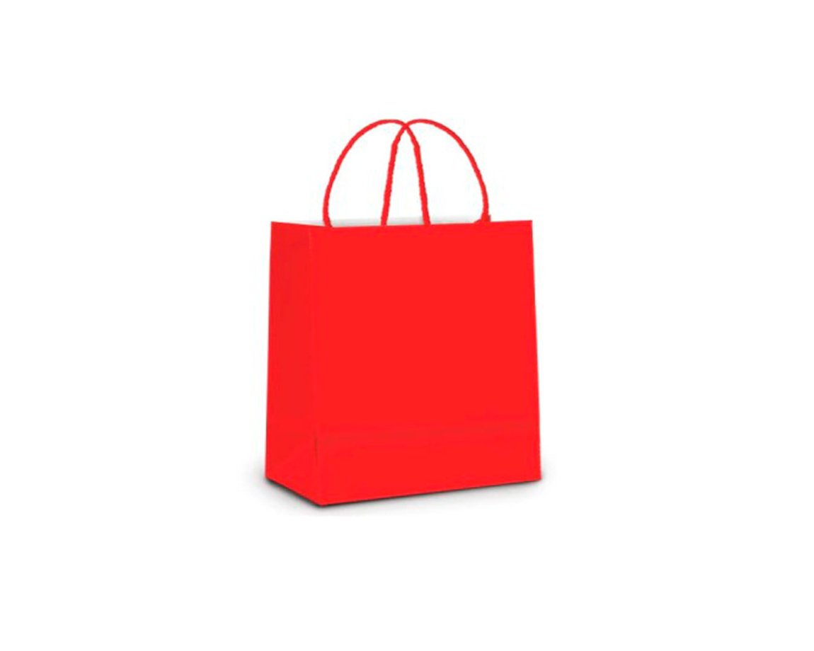 BOLSA GP KRAFT KP4 260x125x360 ME ROJO 125 G.