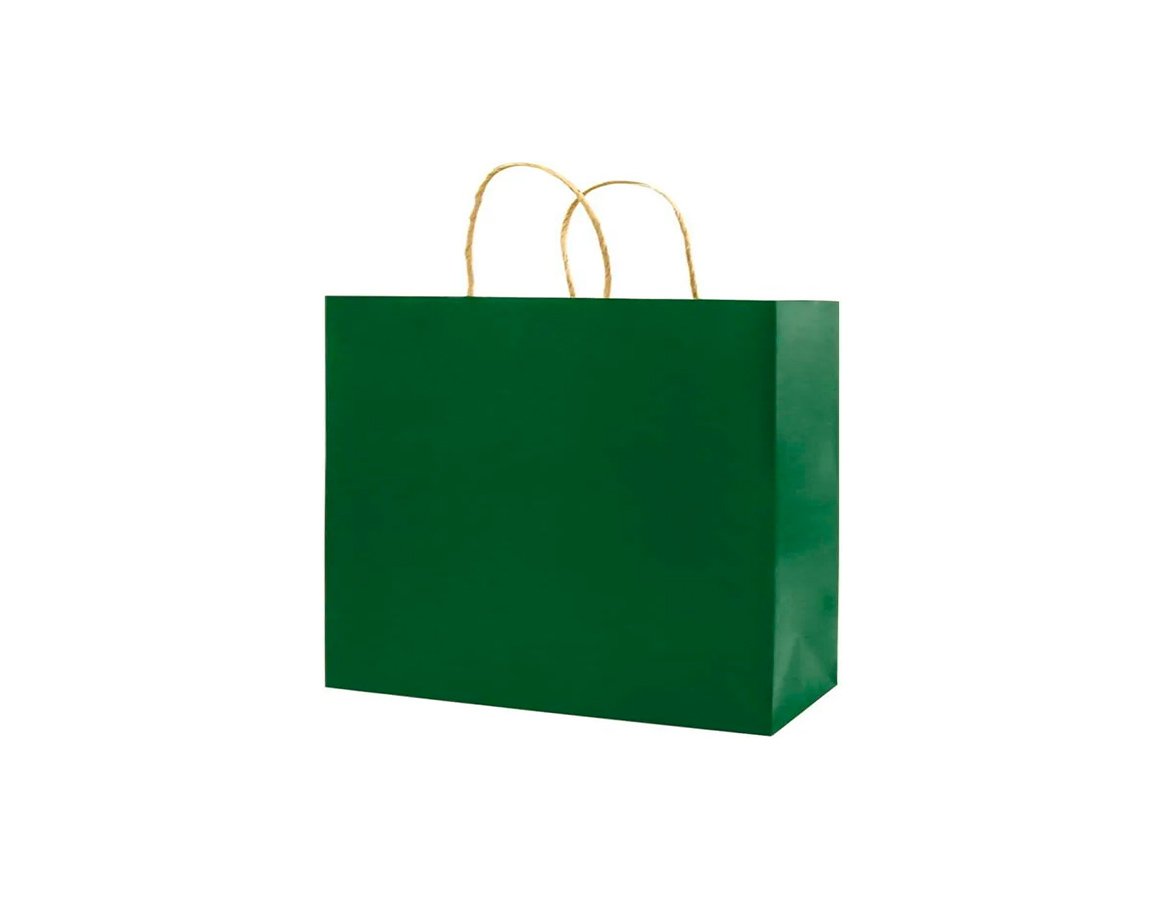 BOLSA GP KRAFT KP7 350x138x470 EG VERDE 125 G.