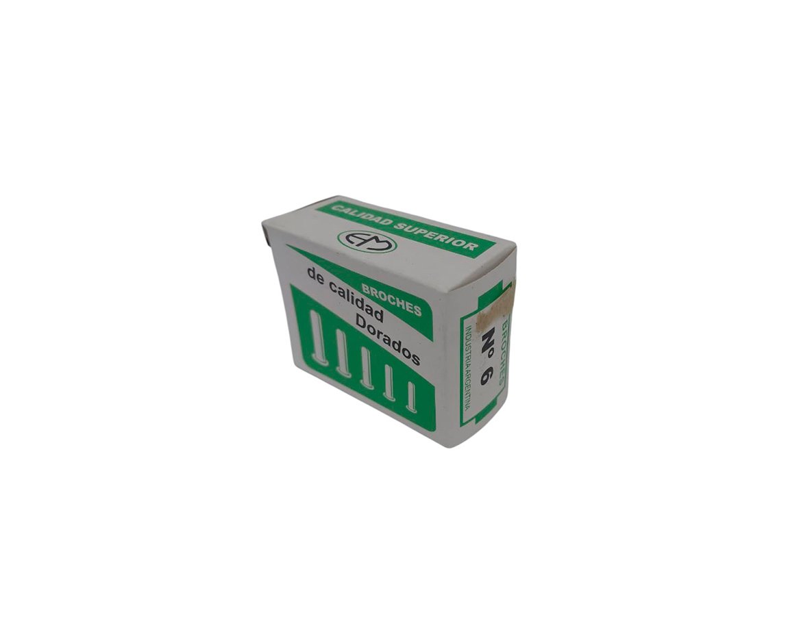 BROCHES DORADOS C.SUPER  6 DE 31MM