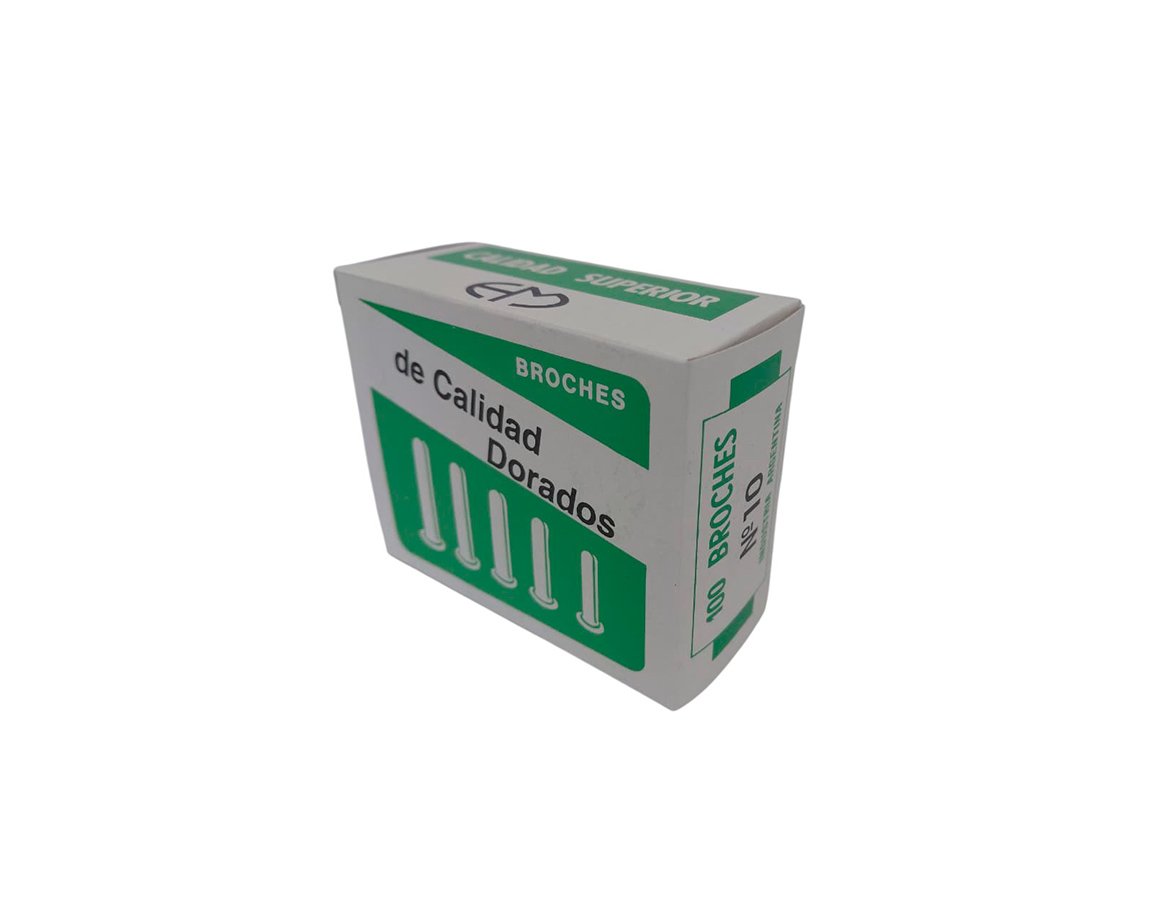 BROCHES DORADOS C.SUPER 10 DE 51MM
