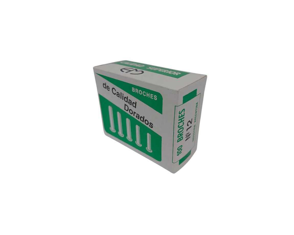 BROCHES DORADOS C.SUPER 12 DE 60MM