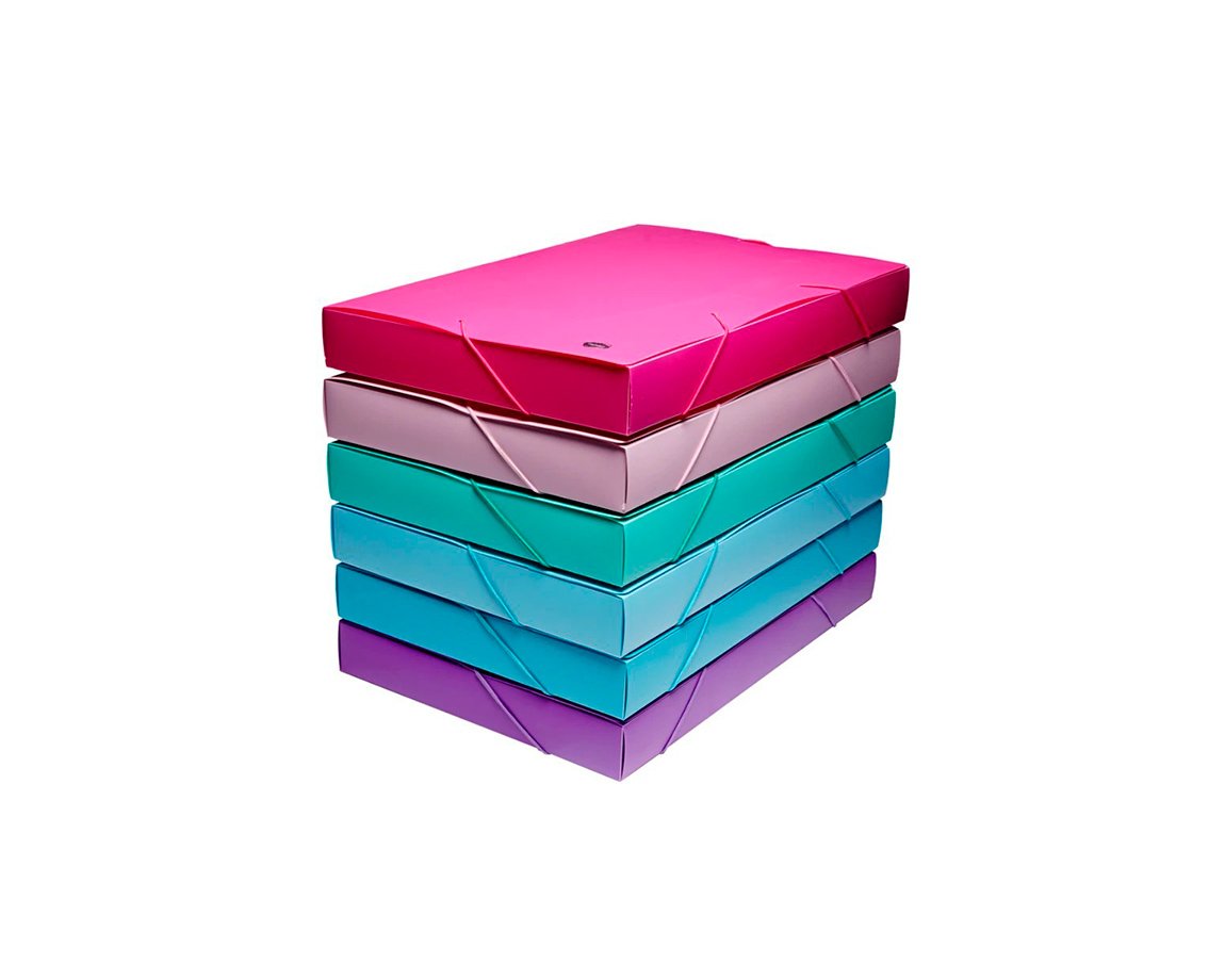 CAJA ARCHIVO RIDEO OFICIO 4CM PP C/EL x U. (0176/10) SPRING