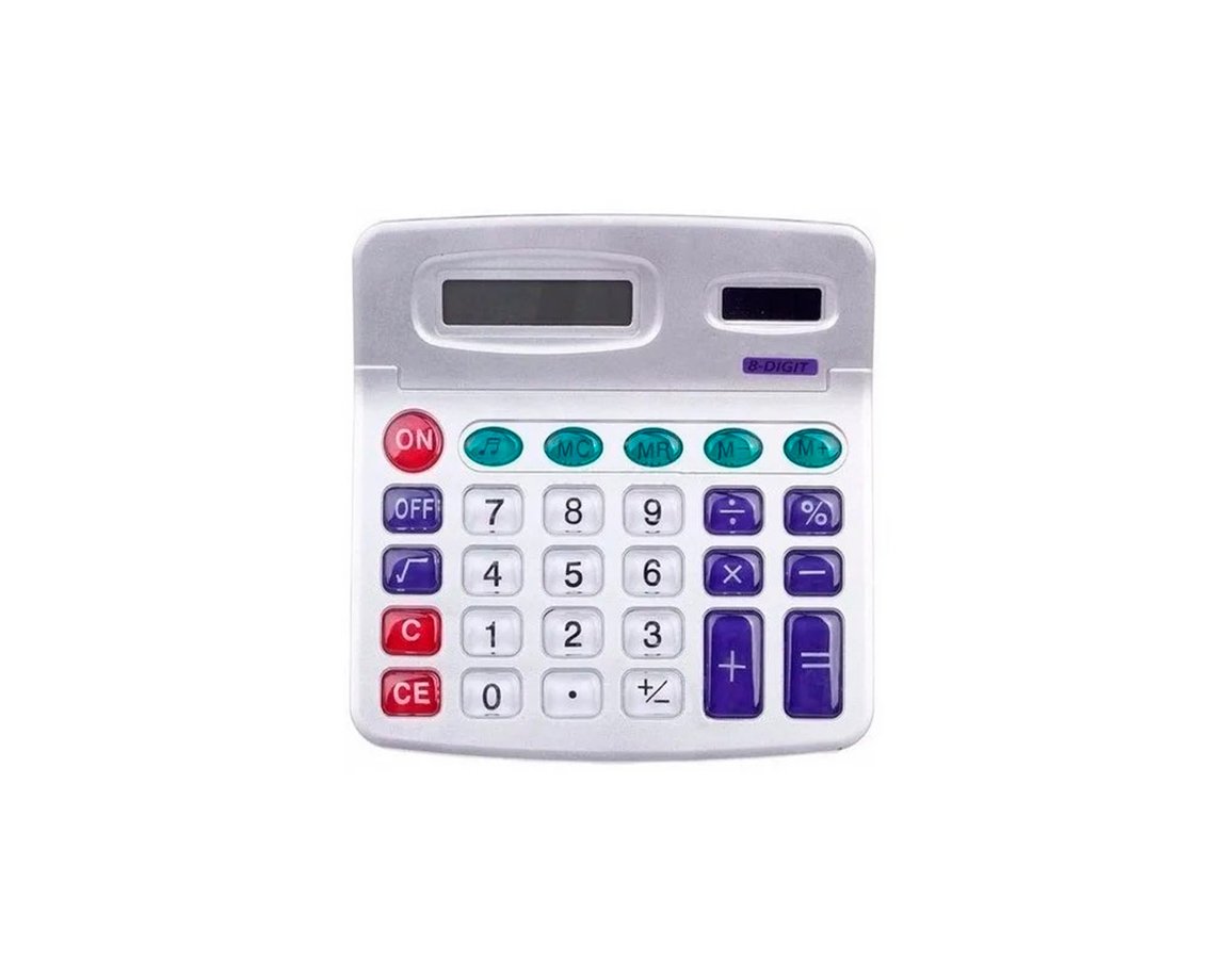 CALCULADORAS ECAL TC10 8 DIG MED.