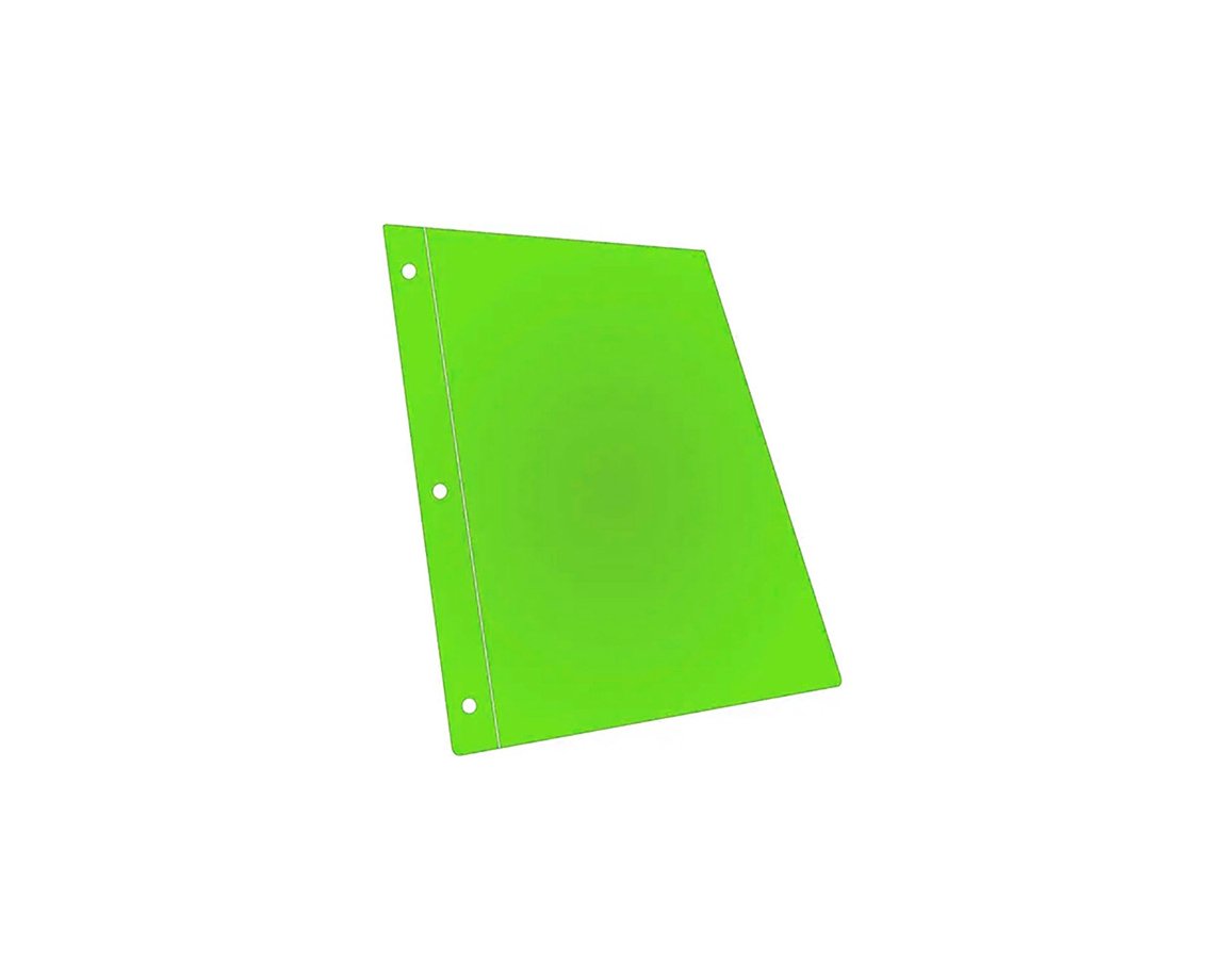 CARPETA LAMA Nº3 2 TAPAS VERDE MANZANA