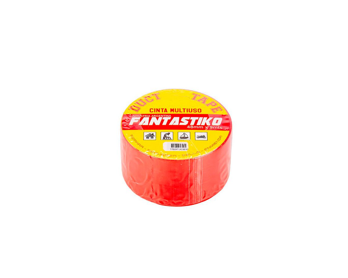 CINTA MULTIUSO FANTASTIKO 48x9 MTS ROJA