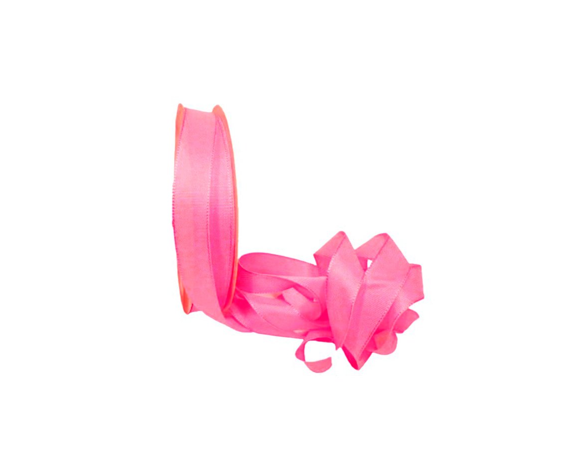 CINTA RASO ARISTE Nro 2  12mm x10 MTS FUCSIA DOBLE FAZ