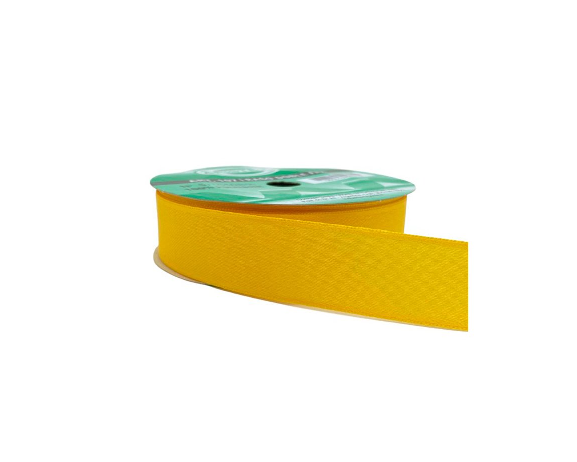 CINTA RASO ARISTE Nro 5  24mm x10 MTS AMARILLO DOBLE FAZ