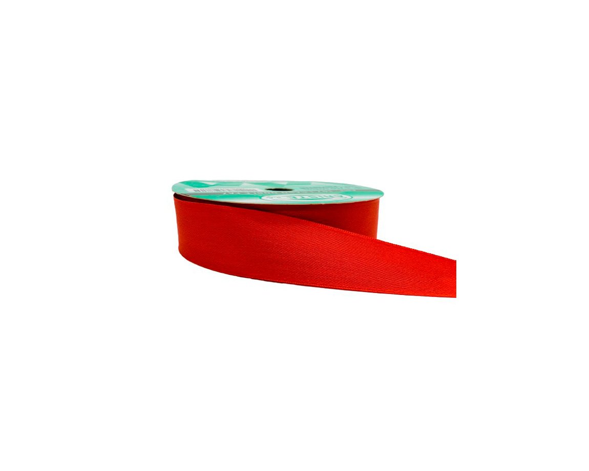 CINTA RASO ARISTE Nro 5  24mm x10 MTS ROJO DOBLE FAZ