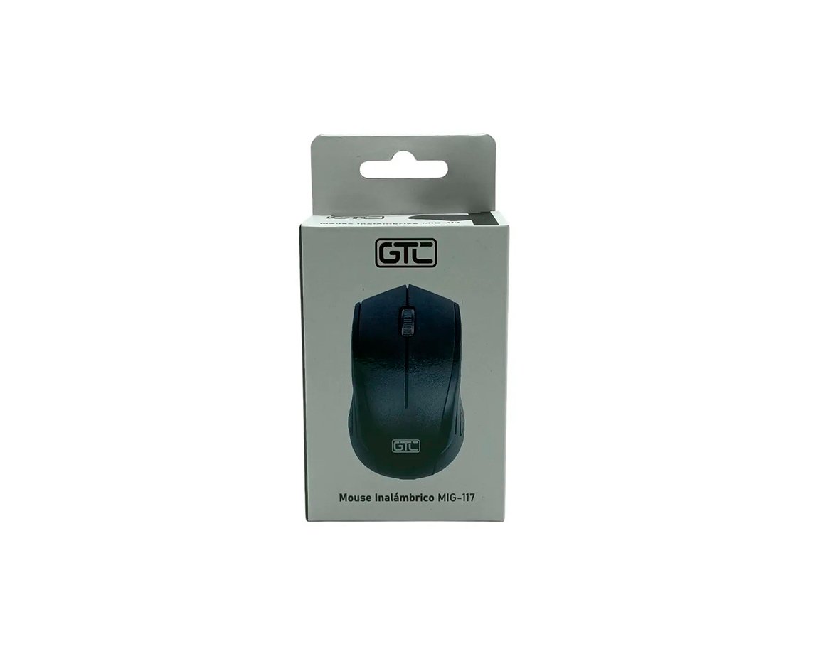 COMPUTACION MOUSE GTC MIG-117 INALAMB. NEG.
