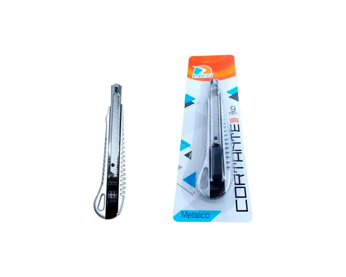 CUTTER EZCO METALICO  9MM BLISTER