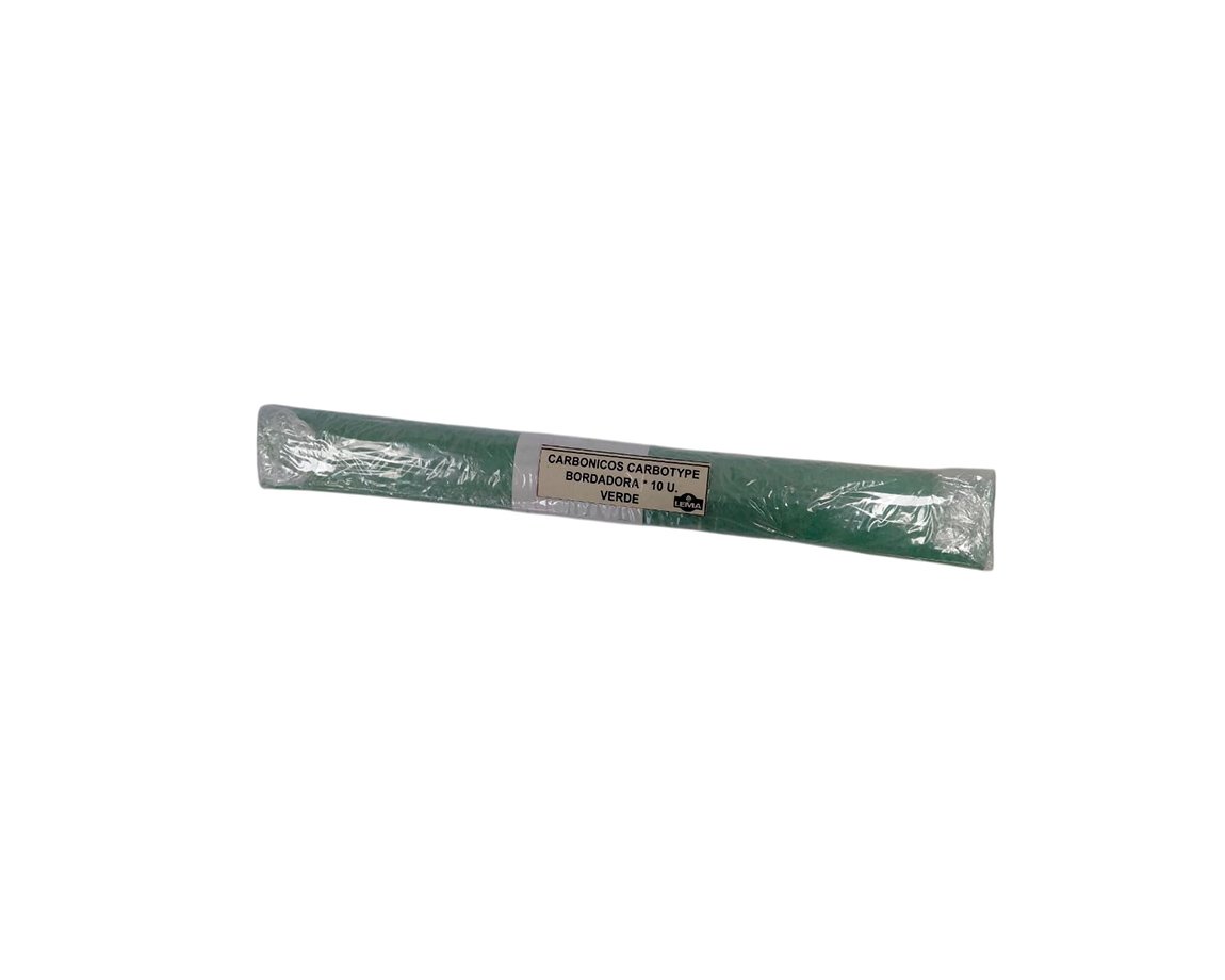 CARBONICOS CARBOTYPE BORDADORA x 10 U. VERDE