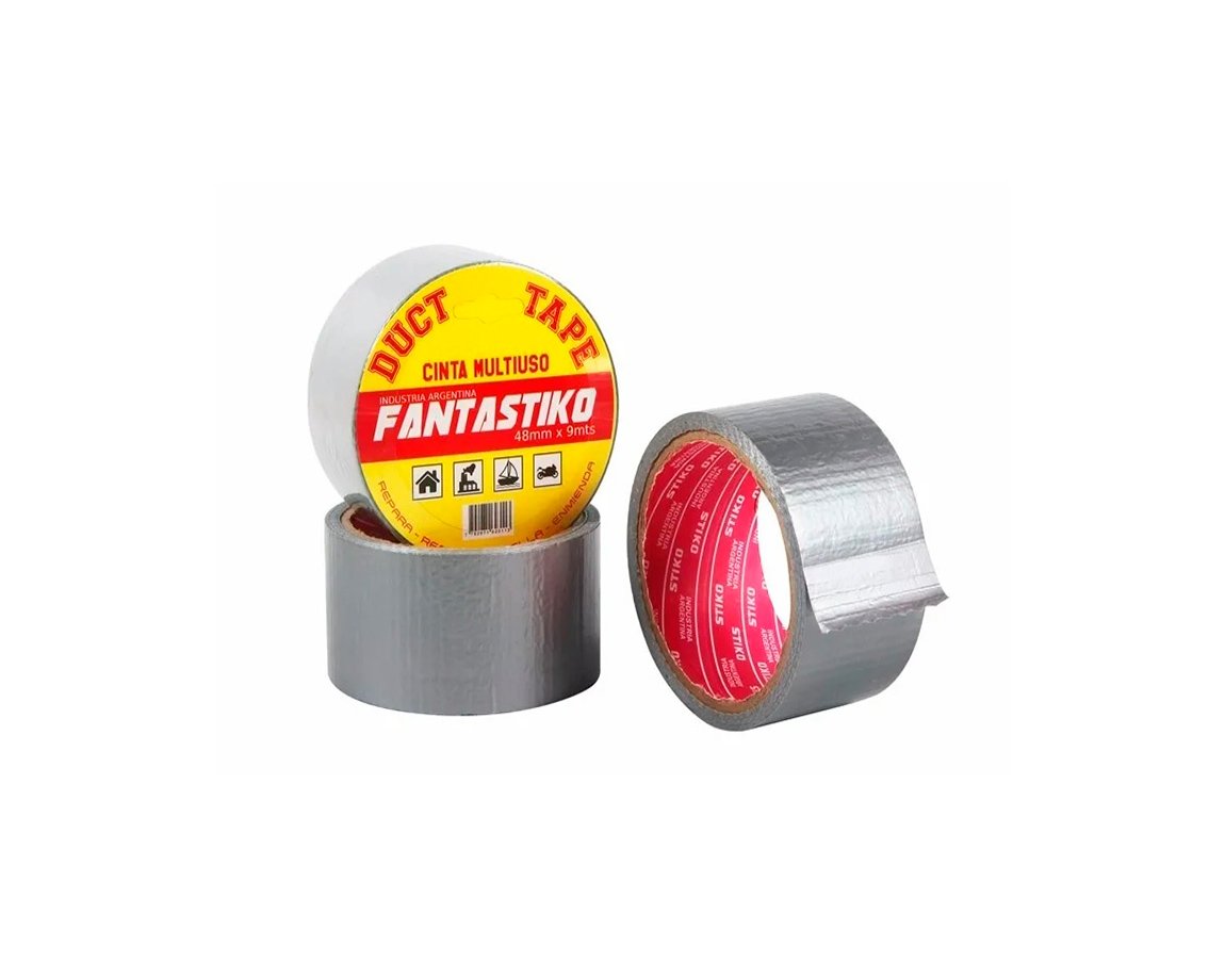 CINTA MULTIUSO FANTASTIKO 48x9 MTS PLATA