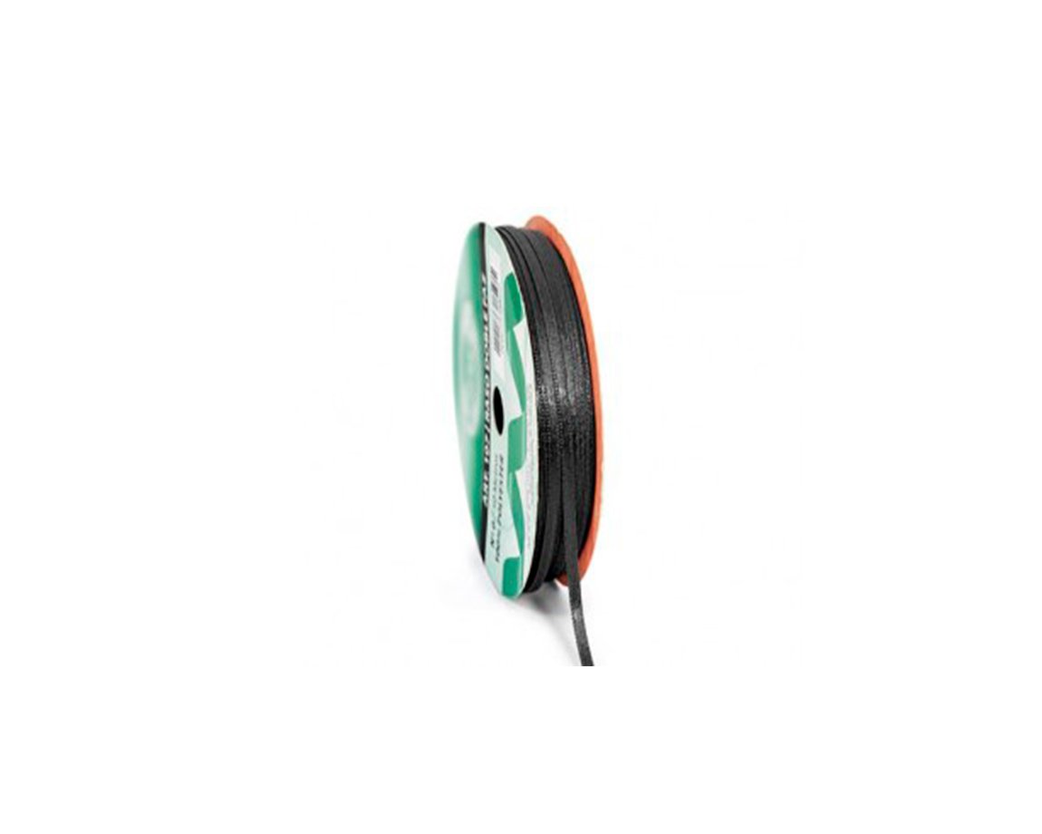 CINTA RASO ARISTE Nro 0  3mm x50 MTS NEGRO DOBLE FAZ