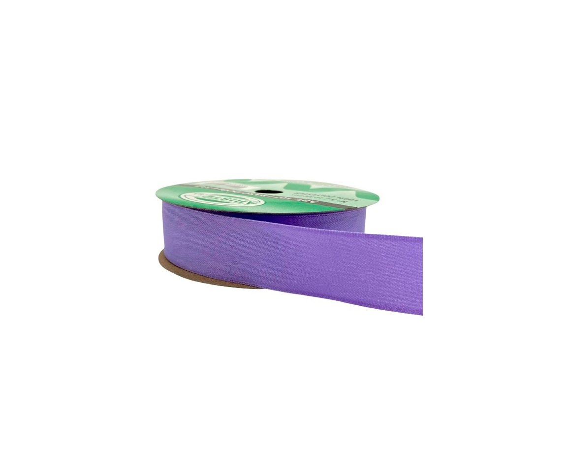 CINTA RASO ARISTE Nro 5  24mm x10 MTS LILA DOBLE FAZ