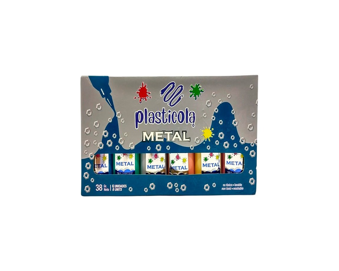 COLAS VINILICAS PLASTICOLA x40 G. 6 unid METAL