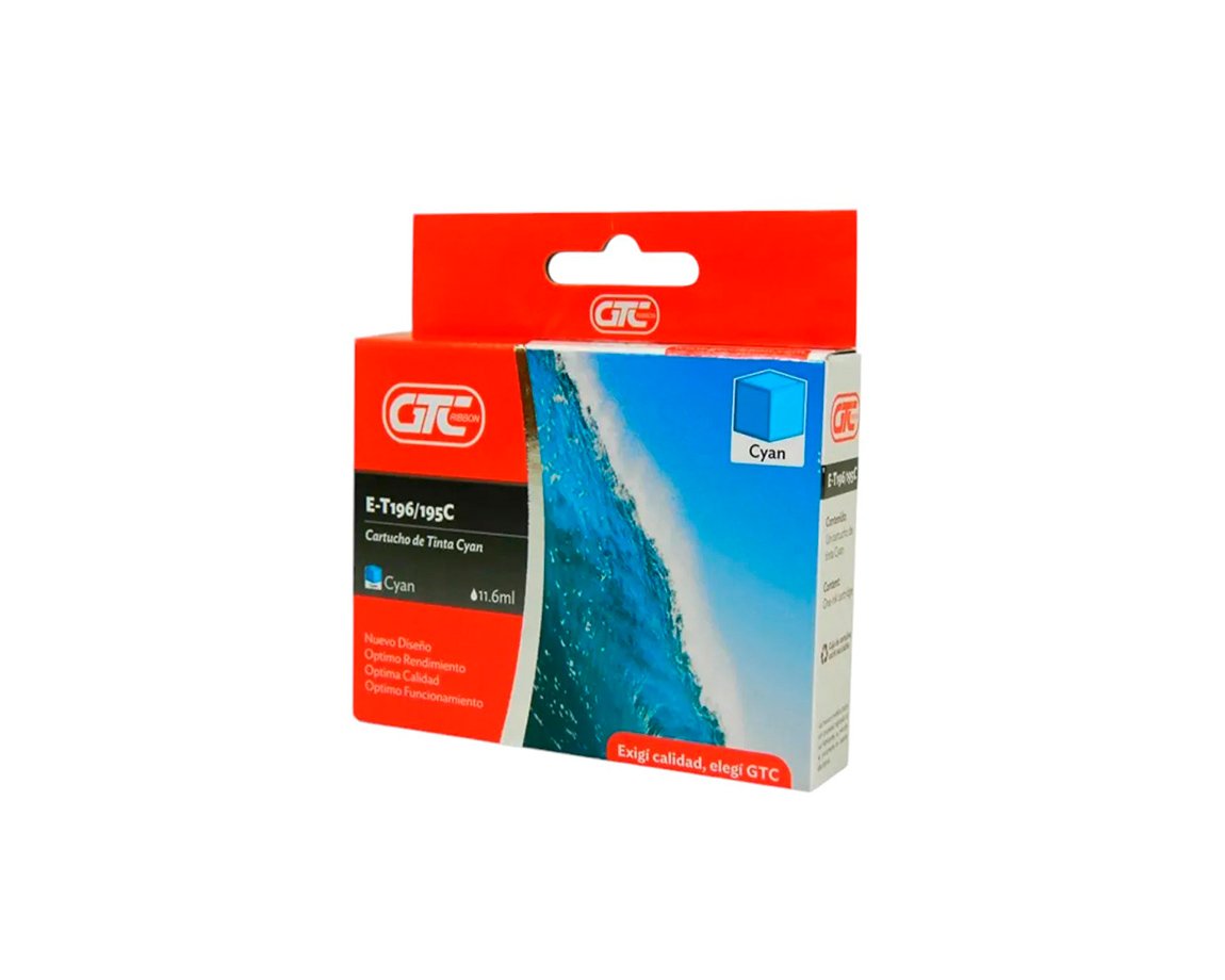 CARTUCHO GTC T196 CYAN XP-101/201/204 WF 2532